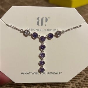 BP  Necklace with violet Accents
